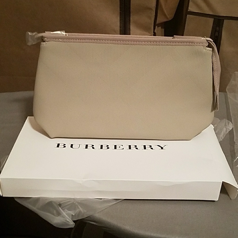 Burberry makeup bag